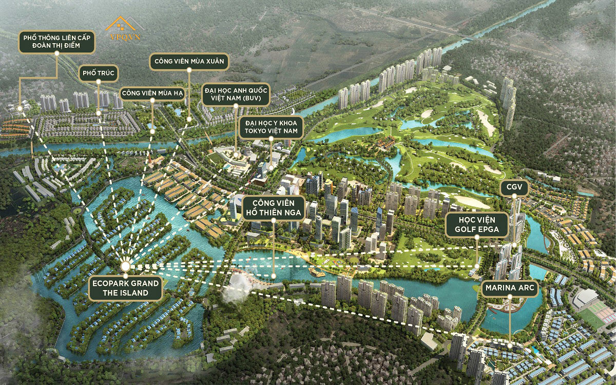 Biệt thự đảo Ecopark Grand - The Island